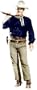 John Wayne (Western With Rifle on Shoulder) Life-Size Standup Poster