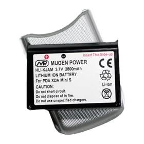 Mugen Power HLI-KJAM Extended Capacity Battery 2800mAh for O2 XDA Mini S i-Mate K-Jam Qtek... by 