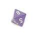 Chessex Opaque 16mm Purple and white d8