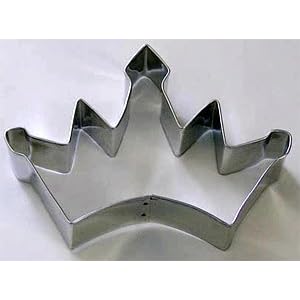 RM Crown Cookie Cutter for Princess Party Favors / Cake Scrapbook Stencils