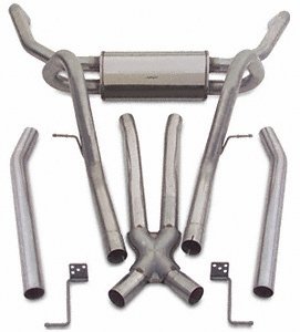 MagnaFlow 15896 Stainless Steel 2.5 Dual Crossmember - Back Exhaust System