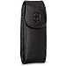 Large Black Leather Clip Pouch