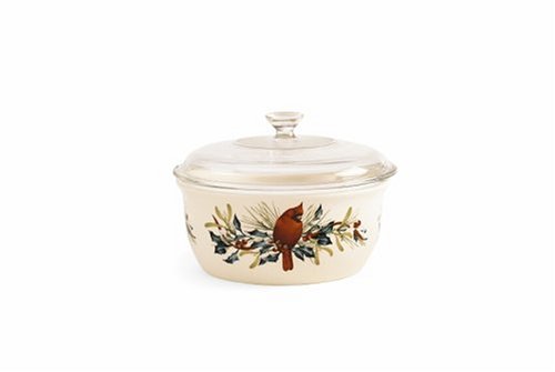 Lenox Winter Greetings Casserole with Lid
