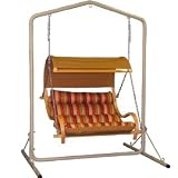 Textured Steel Swing Stand - Taupe