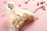 from Confetti Heaven 50 Luxury Ivory/Cream Wedding Favour Organza Bags 10 x 7.5cm