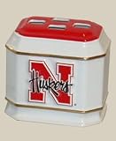 NCAA Nebraska Cornhuskers Ceramic Toothbrush Holder