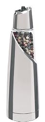 Trudeau Graviti Battery-Operated Electric Pepper Mill, Chrome