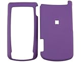 Rubberized Phone Protector Case Dark Purple For Motorola i890