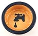 Melia Stipple with TAP Design Ceramic Dog Bowl-LARGE