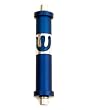Cylindrical Mezuza - Blue - by Agayof ( 4" L )