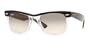 Ray-Ban RB 2143-919/32 Wayfarer II Black Top on Transparent Frame Sunglasses with Crystal Grey Gradient Lenses
