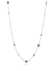 Anna Beck Designs "Bali" 18k Rose Gold-Plated Multi-Disk Necklace
