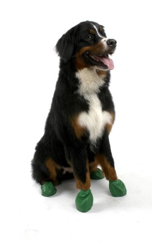 Pawz Green Water-Proof Dog Boot, X-Large , Up 