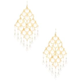 Marciano Patricia Pearl Earrings, GOLD