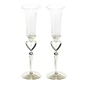 Heart-to-Heart Champagne Flutes