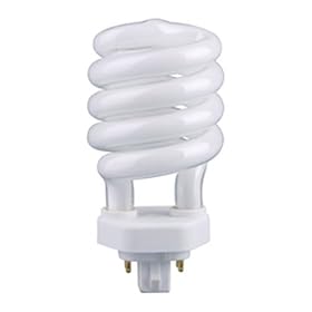 13 Watt Compact Fluorescent Spiral Light Bulb 60 Watt Equivalent GX24q-1 Base