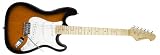 Spectrum AIL 97TWN Vintage Series ST Style Electric Guitar Pack, Tobacco Walnut