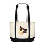 Silkscreen Tote Bag with Akita