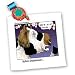 Londons Times Funny Cow Cartoons - Cow In Shakespearian Production - Quilt Squares