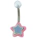 Uv Tri Color Star Dangle Belly Ring