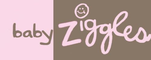 BABY ZIGGLES LARGE 14 X12 1/2 X 5 1/2 BROWN & BLUE TRENDY DIAPER BAG