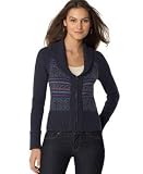 DKNY Jeans Zip-up Fairisle Cardigan Sweater