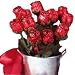 SCHEDULE YOUR DELIVERY DAY! Sweetheart Chocolate Rose Candy Bouquet - 1 Dozen Red Roses in a Gift Basket