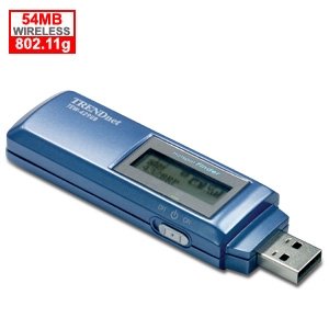 TRENDnet 54Mbps Wireless G USB Adapter w/ HotSpot Detector