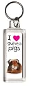 I Love Guinea Pigs Keyring