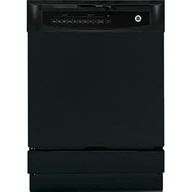 GE : GSD4000NBB Full Console Dishwasher with 5 Wash Cycles - Black