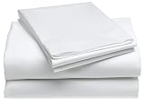 Pike Street 300-Thread-Count Egyptian Cotton Solid King Sheet Set, White