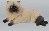 CAT HIMALAYAN Lounging Big Guy FIGURINE Resin 191