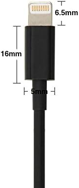 Firefox cable 3FT 2PCS 8pin to USB Sync Data and Charging Cable Cord Wire Suitable for iPhone 6 iPhone 6 Plus iPhone 5 5c 5s iPad 4 Mini Air iPod Nano 7 iPod Touch 5(black)