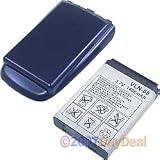 Extended Li-Ion Battery w/ Battery Cover for Samsung A645 SCH-A645, Blue