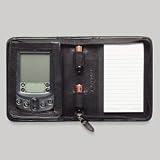 Day-Timer(R) Handheld Vinyl Computer Binder, 3 1/2in. x 6 1/2in., Black