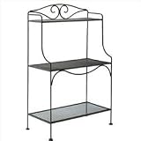Standard Bakers Rack - Wrought Iron Patio Furniture
