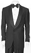 Classy Men's Black One Button Shawl Tuxedo
