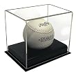 BCW Deluxe Acrylic Softball Display - Sports Memorabilia Display Case or Holder