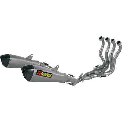 Akrapovic Racing Complete Exhaust System - Hexagonal Titanium Muffler - Carbon Cap S-S10R9-RT