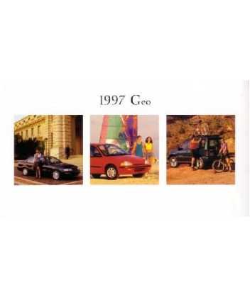 1997 GEO Sales Brochure Literature Book Piece