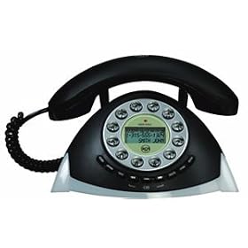 Click here to buy GE Corded Retro Phone with Call Waiting Caller ID by General Electric.