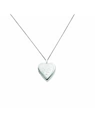 Genuine .925 Sterling Silver 20mm Mom Heart Locket 18 3.4 Grams. 100% Satisfaction Guaranteed.
