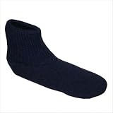 Men's Ragg Wool MukLuks - Navy [Set of 3] Color: Navy, Size: Medium