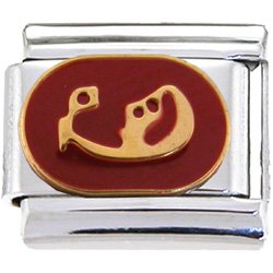 RED Zodiac Sign VIRGO Italian Charm