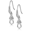 Sterling Silver Green Amethyst Briolette Dangle Earrings