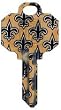 New Orleans Saints Schlage SC1 House Key