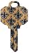 New Orleans Saints Schlage SC1 House Key
