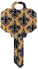 New Orleans Saints Schlage SC1 House Key