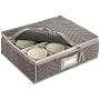 China Cup Storage Chest - Deluxe Quilted Microfiber (Light Gray) (12.5"H x 15.5"W x 5"China Cup Storage Chest - Deluxe Quilted Microfiber (Light Gray) (13.5"H x 15.5"W x 5"D)
