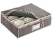 China Cup Storage Chest - Deluxe Quilted Microfiber (Light Gray) (12.5"H x 15.5"W x 5"China Cup Storage Chest - Deluxe Quilted Microfiber (Light Gray) (13.5"H x 15.5"W x 5"D)